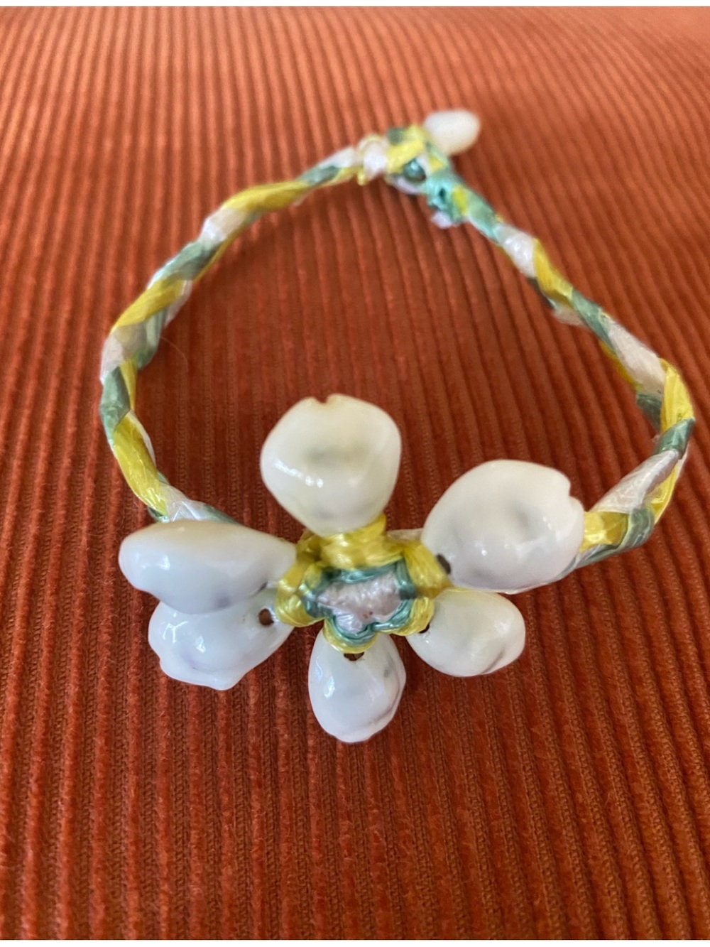 Vintage Sea Shell Braided Bracelet